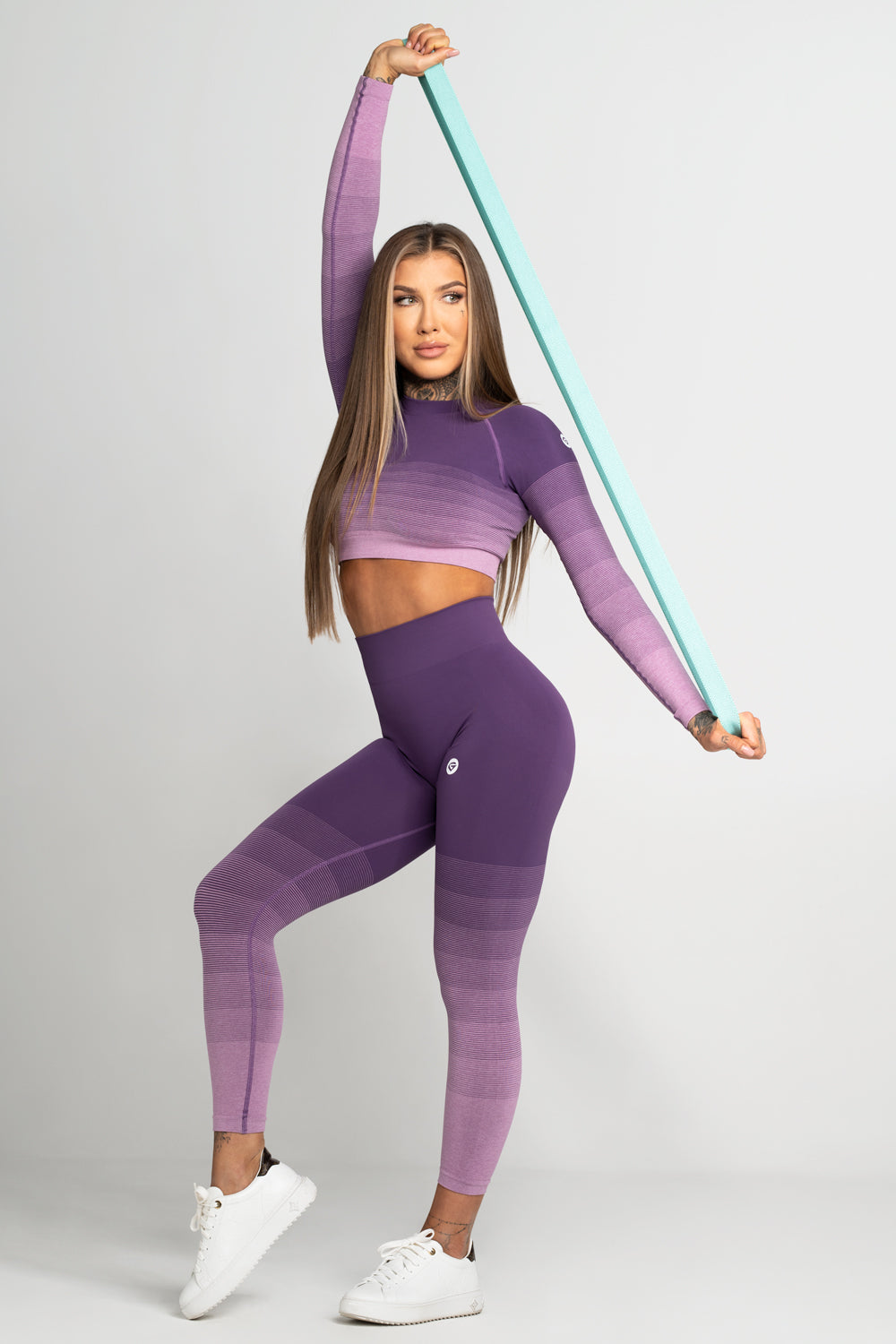 Buy RBX Active Women's Workout Gym Yoga Leggings Ruched 19 Purple S Online  at desertcartKUWAIT